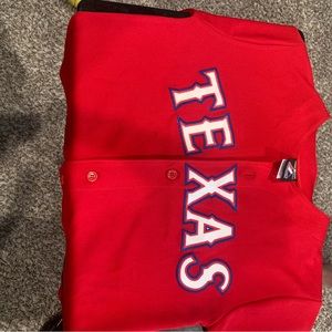 Texas rangers baseball jersey